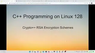 C++ Programming on Linux - Crypto++ RSA  Encryption/Decryption