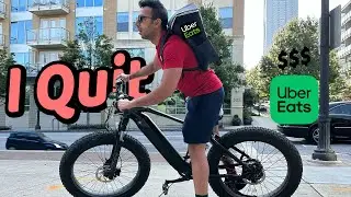 Good, Bad & Ugly Side of doing Uber Eats Delivery! I QUIT $$?