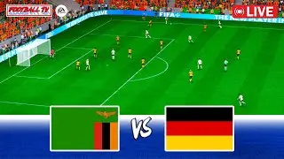 ZAMBIA vs GERMANY : LIVE - International Womens Football 2024 | Match FIFA 23 Game Simulation