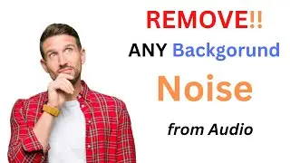 Remove any background noise from Audio for FREE (2023)