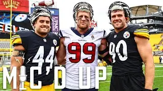 MICD UP: J.J. Watt and T.J. Watt Were Micd Up for Texans vs. Steelers