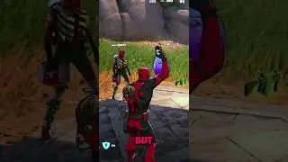 Deadpool Fortnite skin gameplay with Deadpool and Wolverine quotes #fortnite #deadpool #gaming