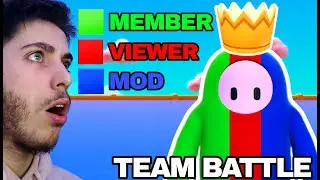Fall Guys Viewers VS Members VS Mods Customs | Fall Guys live Customs With Viewers