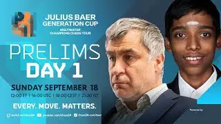 Champions Chess Tour: Julius Baer Generation Cup | Day 1 | Commentary: David, Jovanka, Kaja & Simon