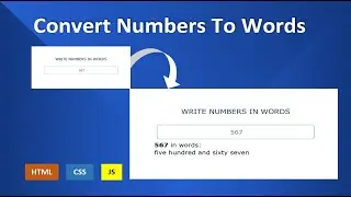 How to convert numbers to words in JavaScript