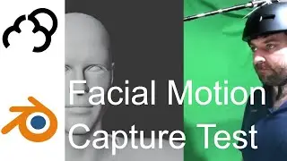 Facial Motion Capture Test with iPhone10 and Blender.