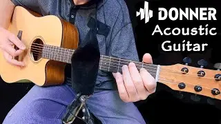 Affordable Acoustic Guitar - Donner DAD-110C DAG-1C