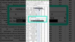 Learn Excel: Find a Range with MIN and MAX #shorts