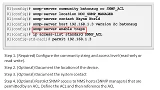 8.2 SNMP (CCNA 4: Chapter 8: Monitoring the Network)