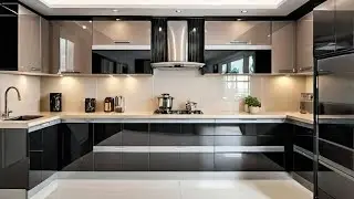 100 Modular Kitchen Ideas 2024 Modern Kitchen Cabinet Colours | Open Kitchen Home #InteriorDesign 7