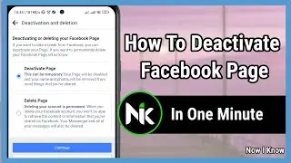 How To Deactivate Facebook Page 2024