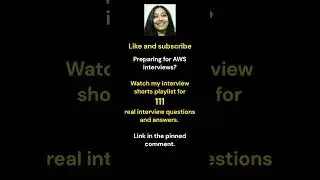 AWS English - Interview Question and Answers  