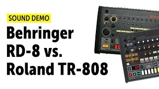 Behringer RD-8 vs. Roland TR-808 Comparison Sound Demo (no talking)