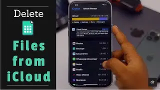 Delete Files from iCloud on iPhone