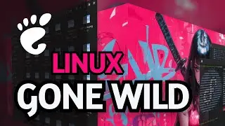 Linux Desktop UI gone Wild! Desktop customisation for Gnome | Gnome Fedora Linux Customisation