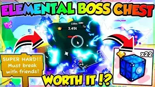 ELEMENTAL UPDATE *BOSS CHEST* in Pet Simulator 99!! (Roblox)