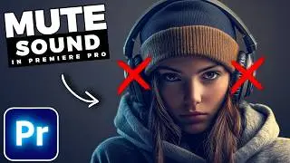 How To MUTE Audio VOLUME In Premiere Pro