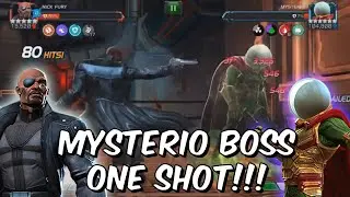 Act 6 Mysterio Boss One Shot With Nick Fury! + Korg & Thing DEMOLISHED - Marvel Contest of Champions