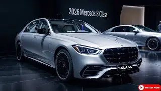 ALL NEW 2026 Mercedes S Class Revealed - First Look, Interior & Exterior Details!