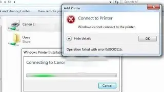 How to Fix Windows Cannot Connect to the Printer | Error 0X000011b