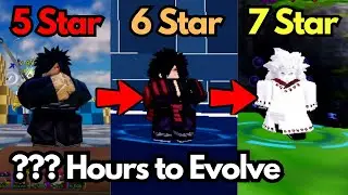 Evolving Madara from 5 STAR to 7 STAR | Roblox All Star Tower Defense