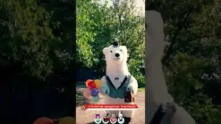 Большой самый модный белый медведь в Майкопе. Заказать этого мишку по телефону +79618287946.