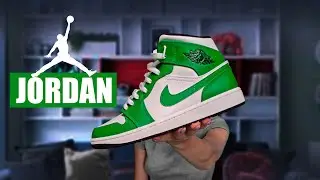 How to lace up your jordan | NIKE AIR JORDAN 1 MID Tutorial