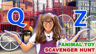 Animal Toy Scavenger Hunt Q-Z