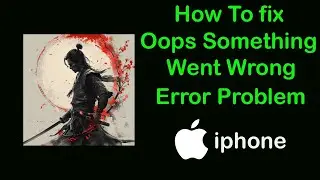 How to Fix Shadow Fight 4 Oops something went wrong Error in iPhone ( IOS )Oops