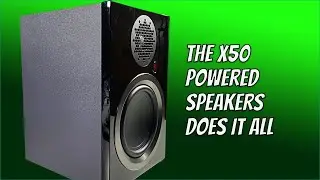 These Speakers Does It All!  ABRAMTEK X50 Powered Speakers With HDMI - Review