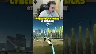 cybertruck flicks at every rank