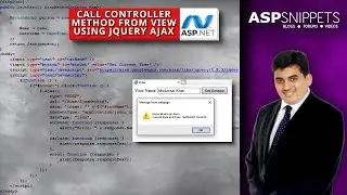 Call Controller Method from View using jQuery AJAX in ASP.Net MVC