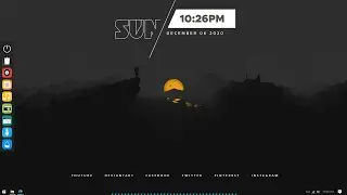 Black Rainmeter Theme 2020