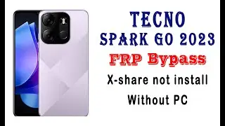 Tecno Spark GO 2023 BF7 frp lock bypass without pc android 12