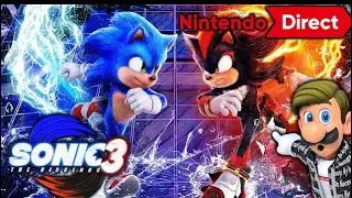 SONIC 3 MOVIE TRAILER IS SO HYPE! + NINTENDO DIRECT PARTNER SHOWCASE & INDIE WORLD REACTION