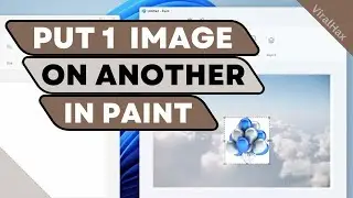 How to Put One Image Over Another in Paint | How To Overlay Images in Paint