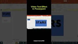 Create this cool video text effect in powerpoint | Add video in text in powerpoint