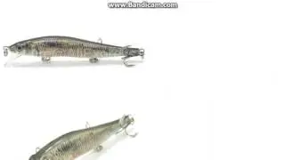 wLure Minnow Crankbait Hard Bait Tight Wobble Slow Floating Jerkbait Lifelike