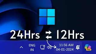 How to Change Time to 12/24 Hour Format In Windows 11 | 2024