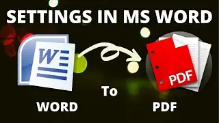 How to create PDF file in Ms Word 2007