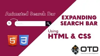 Create an Amazing Search Bar with Only HTML & CSS | Art of CSS Animation