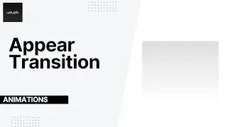 Appear transition in WeWeb