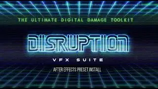 A quick look at installing the Disruption AE Toolkit Glitch Presets for Adobe After Effects.