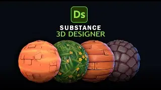 Curso de creación de materiales estilizados con SUBSTANCE DESIGNER 2024