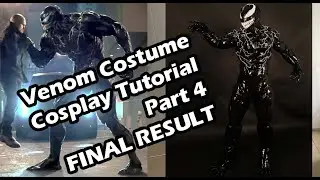 Venom Movie Cosplay Costume Muscle Suit Tutorial | Part 4