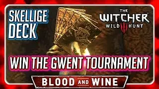 Witcher 3 🌟 Winning the Gwent Tournament - Skellige Deck 🌟 BLOOD AND WINE