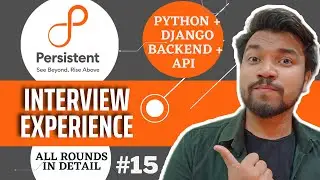 Persistent Systems Interview Experience | Python/Django Developer Interview Questions | Backend| SDE