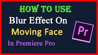 How To Use Blur Effect On Moving Face In Adobe Premiere Pro CC