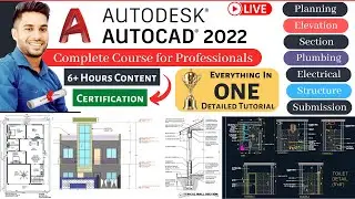 AutoCAD Advance Complete Course in 6 Hours | Become AutoCAD 2022 Expert