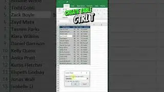Best Excel Tricks | Create Excel Table With one Click |  